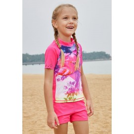 Girls Beach Day Comfortable Shirt and Short Set